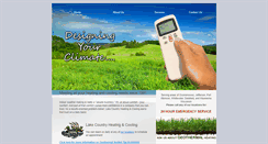 Desktop Screenshot of lakecountryhvac.com